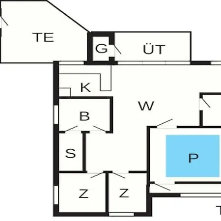 Сasa de vacaciones 7 Person In Rsted