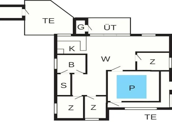 Σπίτι διακοπών 7 Person In Rsted